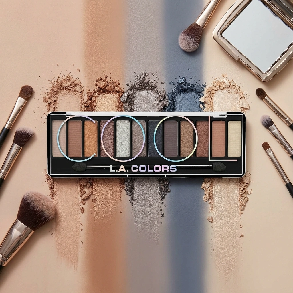 L.A. COLORS Color Vibe Eyeshadow, CES791 Cool CES791TAG