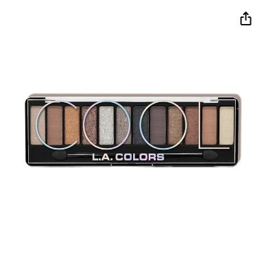 L.A. COLORS Color Vibe Palette, Cool · 12 shades